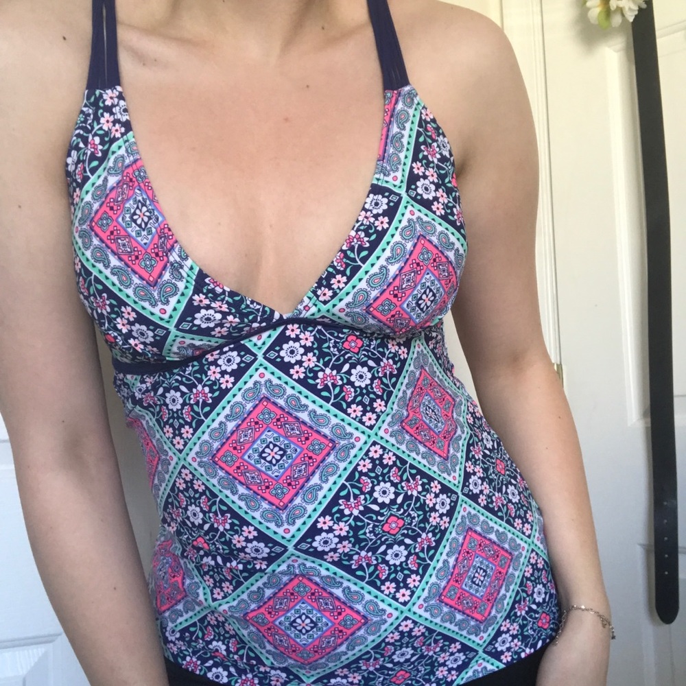 Blue tankini set